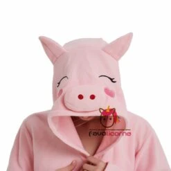 Combinaison Pyjama Cochon Rose Femme Homme 11 Combinaison Pyjama Cochon Rose Femme Homme -Favolicorne Déguisement Promos Magasin ay19050 5