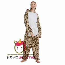 Combinaison Pyjama Leopard Bear -Favolicorne Déguisement Promos Magasin ay19054 4