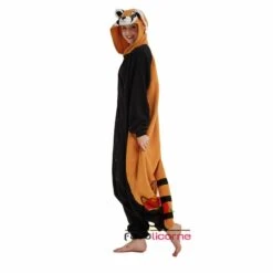 Combinaison Pyjama Panda Roux -Favolicorne Déguisement Promos Magasin ay19057 3