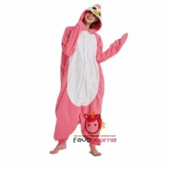 Combinaison Pyjama Pingouin Rose -Favolicorne Déguisement Promos Magasin ay19062 2