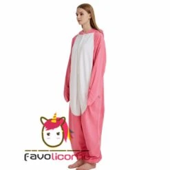 Combinaison Pyjama Pingouin Rose -Favolicorne Déguisement Promos Magasin ay19062 6