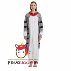 Combinaison Pyjama Chat Tigré -Favolicorne Déguisement Promos Magasin ay19064 4