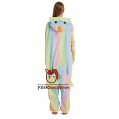 Combinaison Pyjama Rainbow Narwhal -Favolicorne Déguisement Promos Magasin ay19065 1