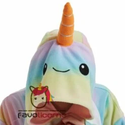 Combinaison Pyjama Rainbow Narwhal -Favolicorne Déguisement Promos Magasin ay19065 6