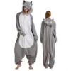 Combinaison Pyjama Loup Polaire