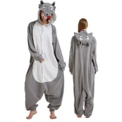 Combinaison Pyjama Loup Polaire