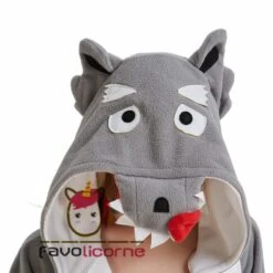 Combinaison Pyjama Loup Polaire -Favolicorne Déguisement Promos Magasin ay19066 6