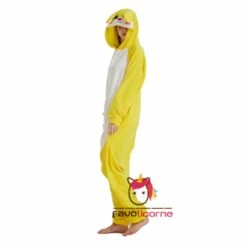 Combinaison Pyjama Lapin Bunny Jaune -Favolicorne Déguisement Promos Magasin ay19067 3