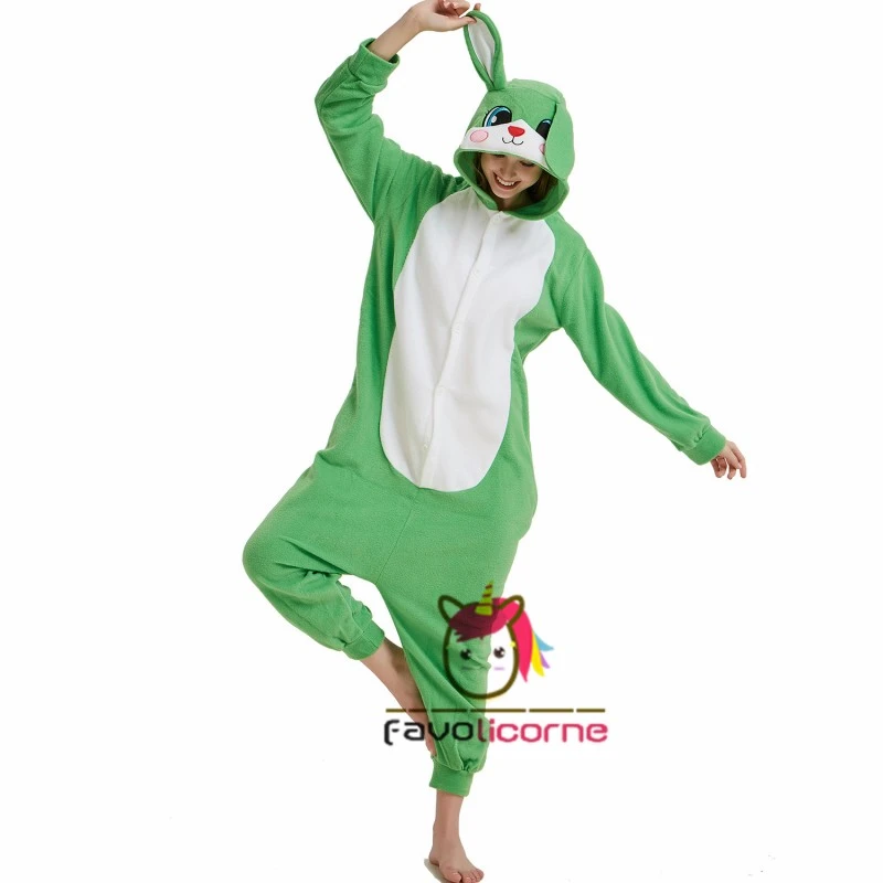 Combinaison Pyjama Lapin Bunny Vert 3 Combinaison Pyjama Lapin Bunny Vert – Image 3