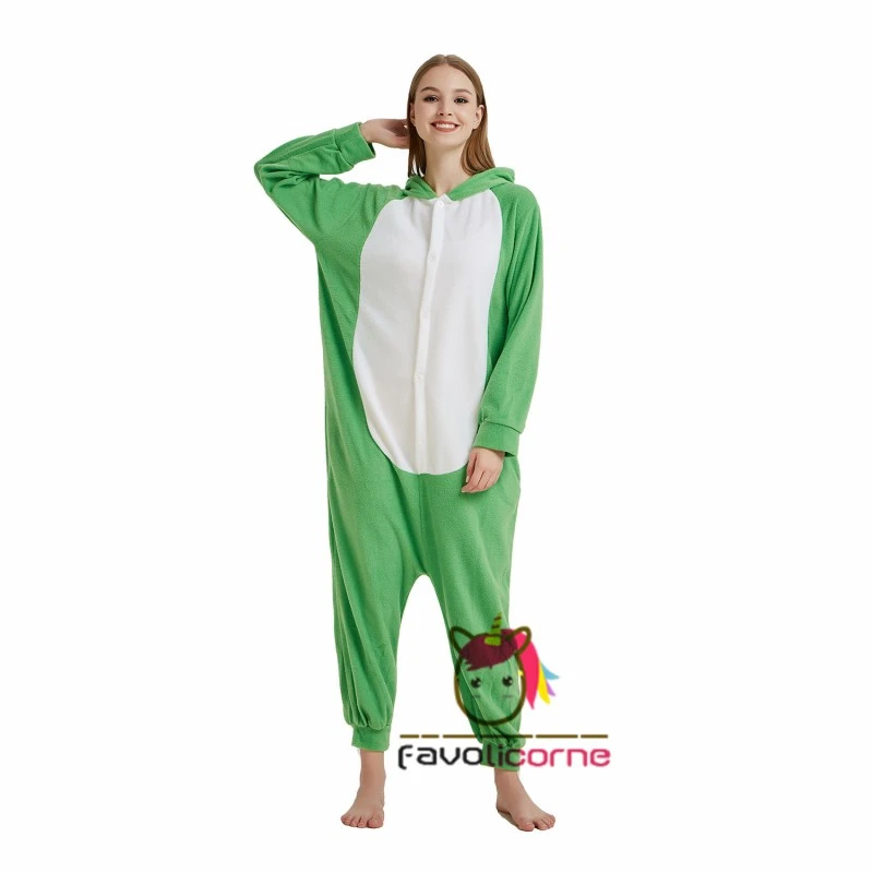Combinaison Pyjama Lapin Bunny Vert 4 Combinaison Pyjama Lapin Bunny Vert – Image 4