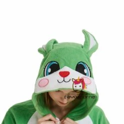Combinaison Pyjama Lapin Bunny Vert 11 Combinaison Pyjama Lapin Bunny Vert -Favolicorne Déguisement Promos Magasin ay19068 5