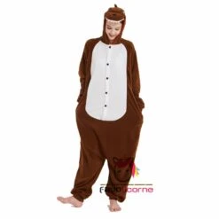 Combinaison Pyjama Marron Dinosaure 9 Combinaison Pyjama Marron Dinosaure -Favolicorne Déguisement Promos Magasin ay19072 3