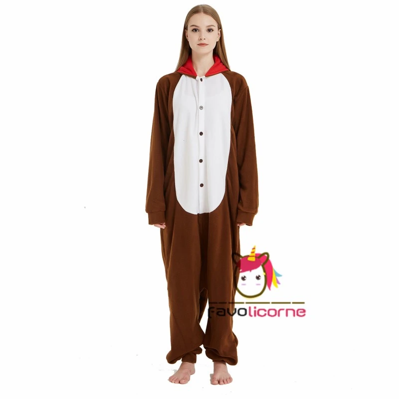 Combinaison Pyjama Marron Dinosaure 5 Combinaison Pyjama Marron Dinosaure – Image 5