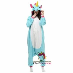 Combinaison Pyjama Licorne Adultes Homme Et Femme -Favolicorne Déguisement Promos Magasin ay19082 3 1