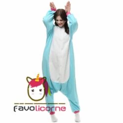 Combinaison Pyjama Licorne Adultes Homme Et Femme -Favolicorne Déguisement Promos Magasin ay19082 4 1