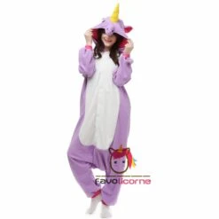 Combinaison Pyjama Violet Licorne 9 Combinaison Pyjama Violet Licorne -Favolicorne Déguisement Promos Magasin ay19083 2