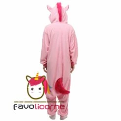 Combinaison Pyjama Licorne Rose Polaire -Favolicorne Déguisement Promos Magasin ay19084 4