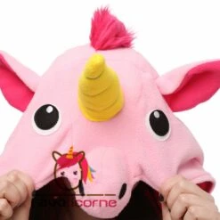Combinaison Pyjama Licorne Rose Polaire -Favolicorne Déguisement Promos Magasin ay19084 6