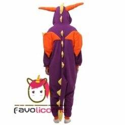Combinaison Pyjama Dragon Violet -Favolicorne Déguisement Promos Magasin ay19091 4