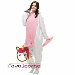 Combinaison Pyjama Pegasus Licorne Rose -Favolicorne Déguisement Promos Magasin ay19097 4