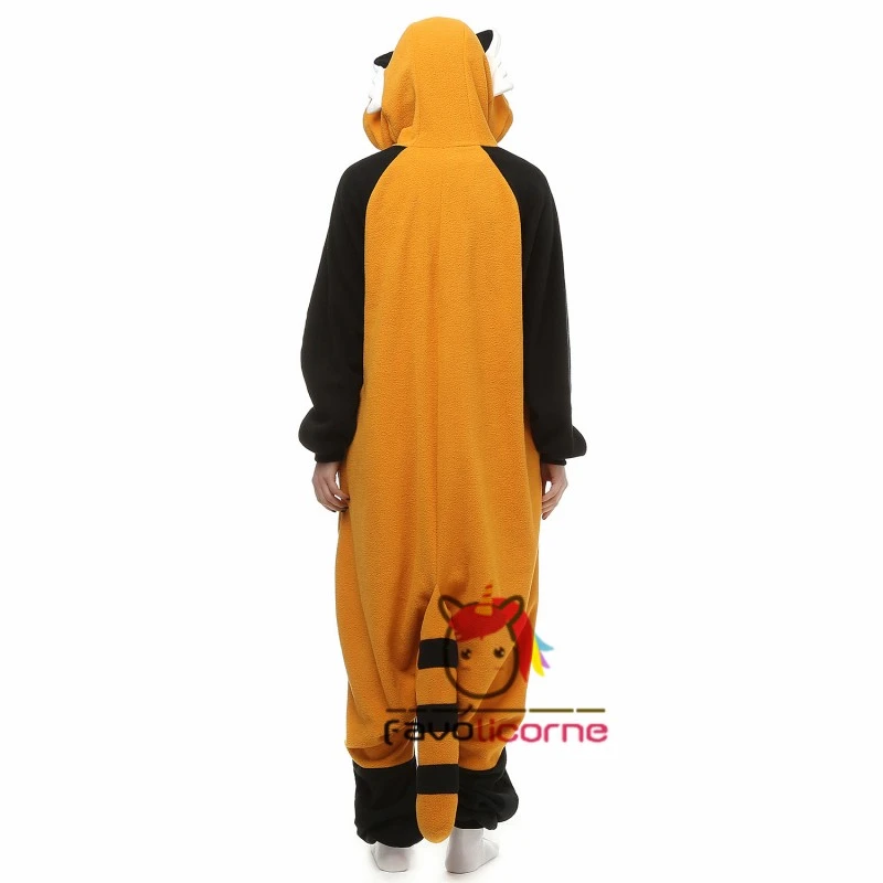 Combinaison Pyjama Panda Roux Femme Homme 3 Combinaison Pyjama Panda Roux Femme Homme – Image 3