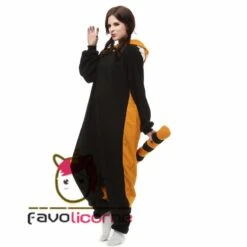 Combinaison Pyjama Panda Roux Femme Homme 11 Combinaison Pyjama Panda Roux Femme Homme -Favolicorne Déguisement Promos Magasin ay19110 4