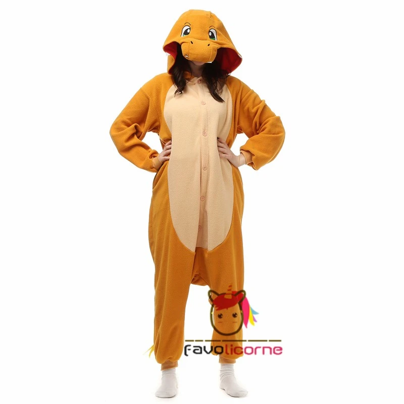 Combinaison Pyjama Charmander Adulte 4 Combinaison Pyjama Charmander Adulte – Image 4