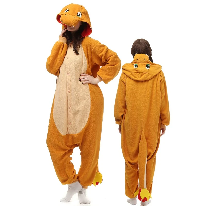 Combinaison Pyjama Charmander Adulte 1 Combinaison Pyjama Charmander Adulte