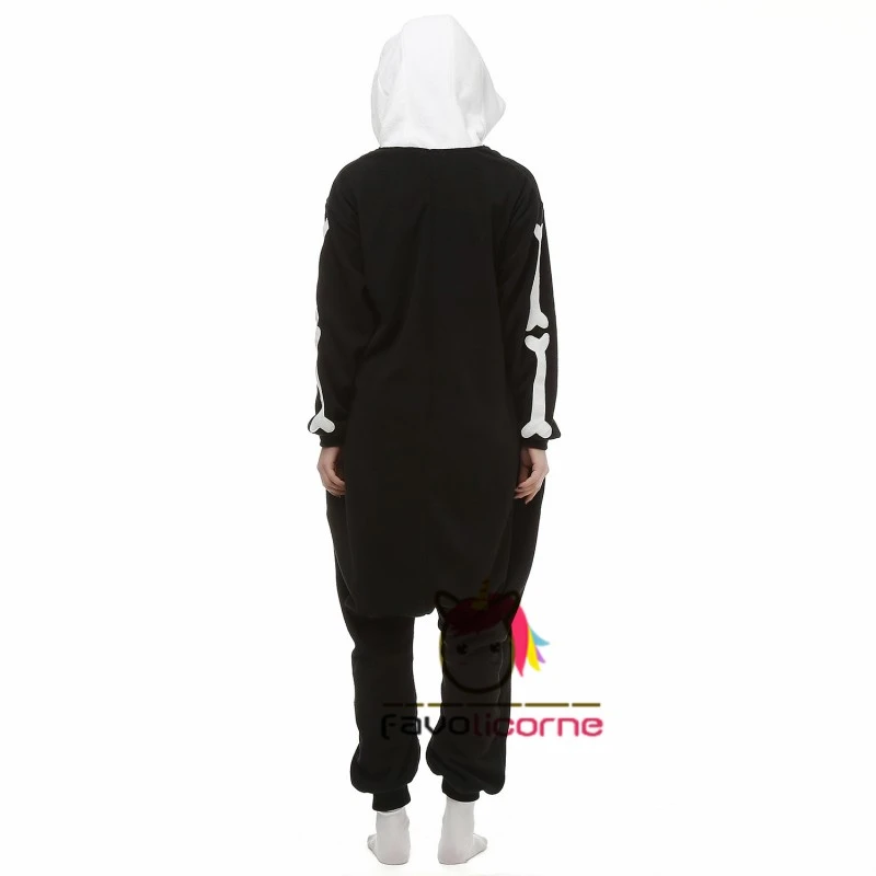 Combinaison Pyjama Squelette Adulte 3 Combinaison Pyjama Squelette Adulte – Image 3