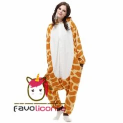 Combinaison Pyjama Girafe Adulte -Favolicorne Déguisement Promos Magasin ay19114 4