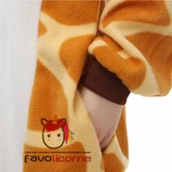 Combinaison Pyjama Girafe Adulte -Favolicorne Déguisement Promos Magasin ay19114 6