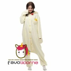 Combinaison Pyjama Coq Blanc Adulte -Favolicorne Déguisement Promos Magasin ay19116 4