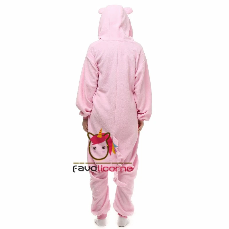 Combinaison Pyjama Cochon Rose Adulte 2 Combinaison Pyjama Cochon Rose Adulte – Image 2