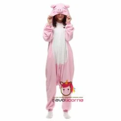 Combinaison Pyjama Cochon Rose Adulte 9 Combinaison Pyjama Cochon Rose Adulte -Favolicorne Déguisement Promos Magasin ay19117 2