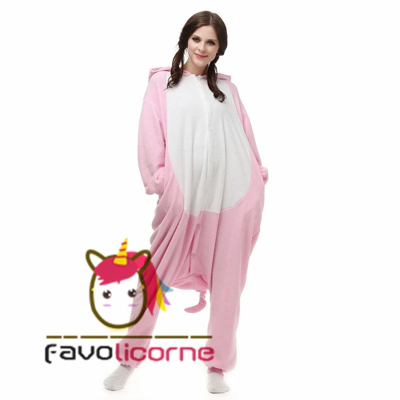 Combinaison Pyjama Cochon Rose Adulte 5 Combinaison Pyjama Cochon Rose Adulte – Image 5