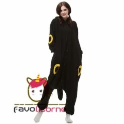 Combinaison Pyjama Pokemon Monster Jaune Femme Homme -Favolicorne Déguisement Promos Magasin ay19123 4