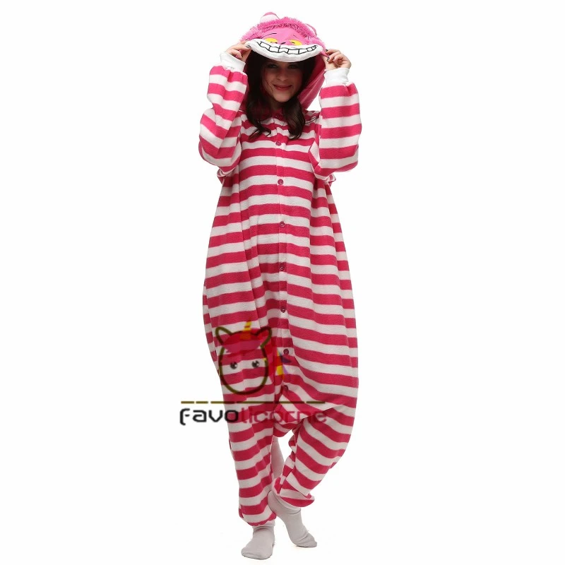 Combinaison Pyjama Chat Du Cheshire Adulte 2 Combinaison Pyjama Chat Du Cheshire Adulte – Image 2