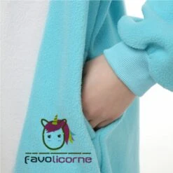 Combinaison Pyjama Éléphant Bleue Femme Homme -Favolicorne Déguisement Promos Magasin ay19128 6