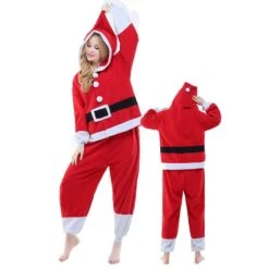 Combinaison Pyjama Santa Claus