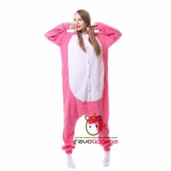 Combinaison Pyjama Lapin Rose -Favolicorne Déguisement Promos Magasin ay19140 2