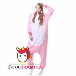 Combinaison Pyjama Licorne Rose -Favolicorne Déguisement Promos Magasin ay19141 4