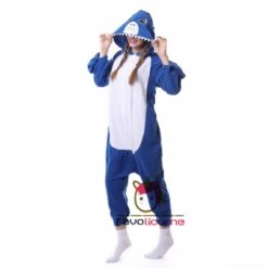 Combinaison Pyjama Requin Bleue -Favolicorne Déguisement Promos Magasin ay19150 2