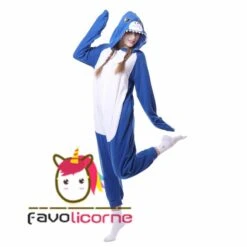 Combinaison Pyjama Requin Bleue -Favolicorne Déguisement Promos Magasin ay19150 4