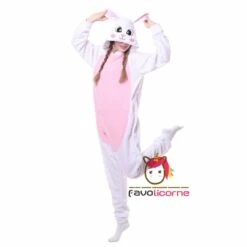 Combinaison Pyjama Lapin Blanc -Favolicorne Déguisement Promos Magasin ay19151 5