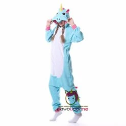 Combinaison Pyjama Licorne Bleue Polaire 10 Combinaison Pyjama Licorne Bleue Polaire -Favolicorne Déguisement Promos Magasin ay19154 3