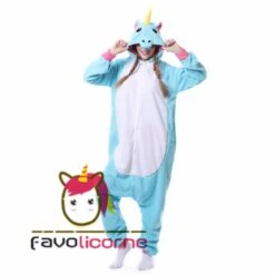 Combinaison Pyjama Licorne Bleue Polaire 11 Combinaison Pyjama Licorne Bleue Polaire -Favolicorne Déguisement Promos Magasin ay19154 4