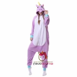 Combinaison Pyjama Licorne Violet -Favolicorne Déguisement Promos Magasin ay19156 2