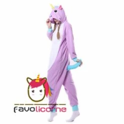 Combinaison Pyjama Licorne Violet -Favolicorne Déguisement Promos Magasin ay19156 4