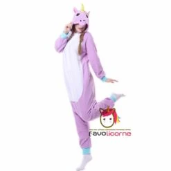 Combinaison Pyjama Licorne Violet -Favolicorne Déguisement Promos Magasin ay19156 5