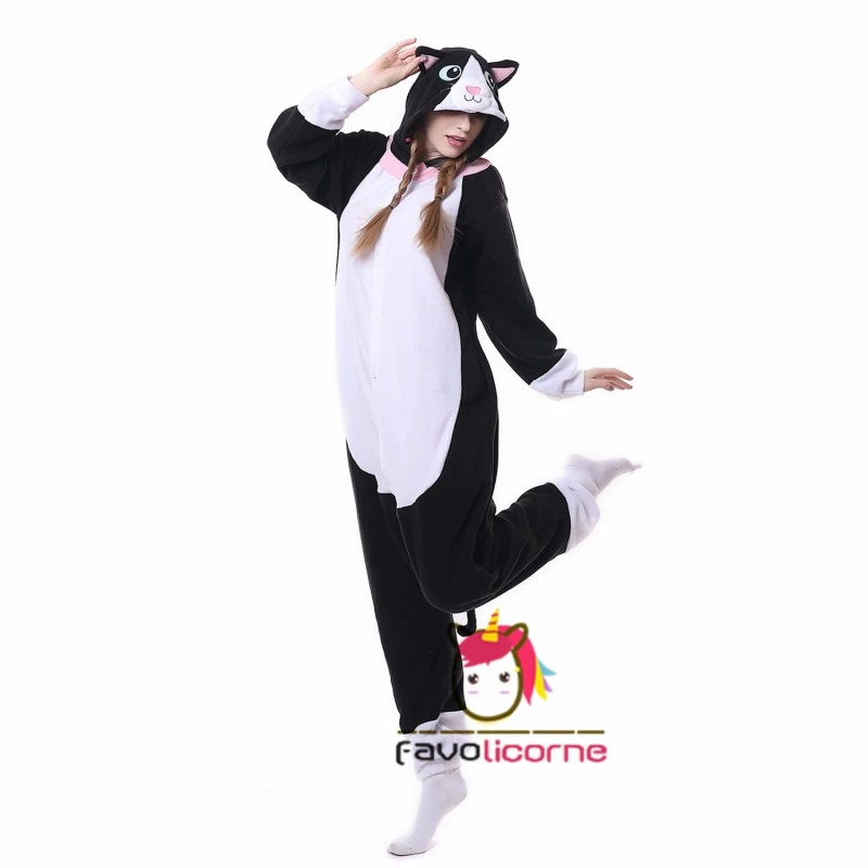 Combinaison Pyjama Chat Noir 4 Combinaison Pyjama Chat Noir – Image 4